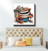 Lighthearted Lyrics Caricature Canvas Art - Beyond T-shirts